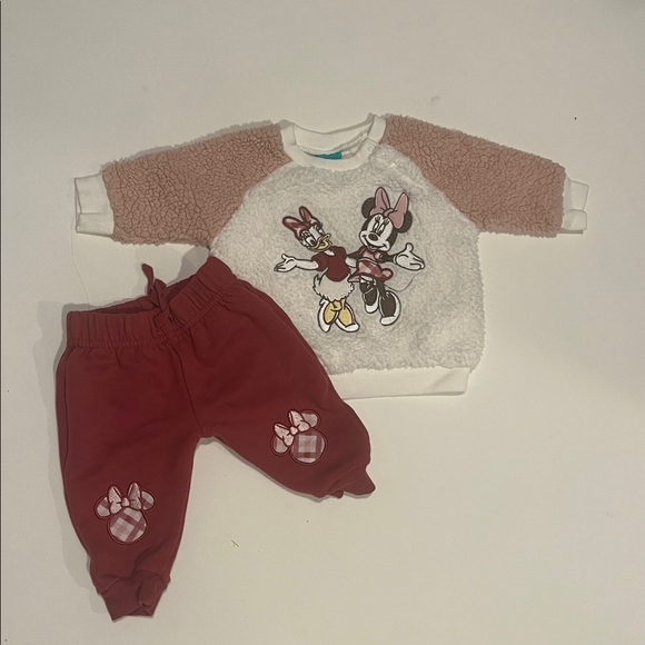 Disney Other - Disney Baby Minnie and Daisy clothing set 0-3 months Daisy Minnie